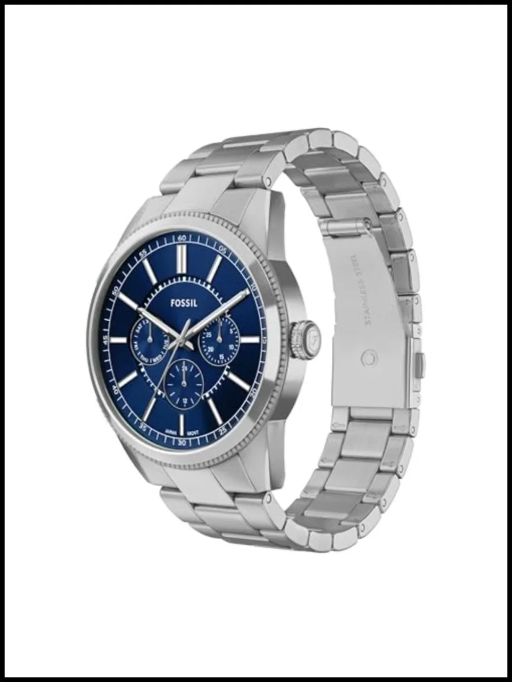 Fossil Men's Multifunction Stainless Steel Watch Quartz 42mm